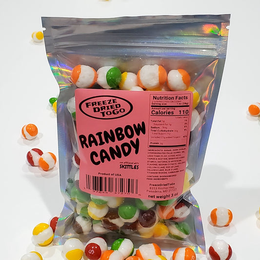 3oz bag - Freeze Dried RAINBOW CANDY