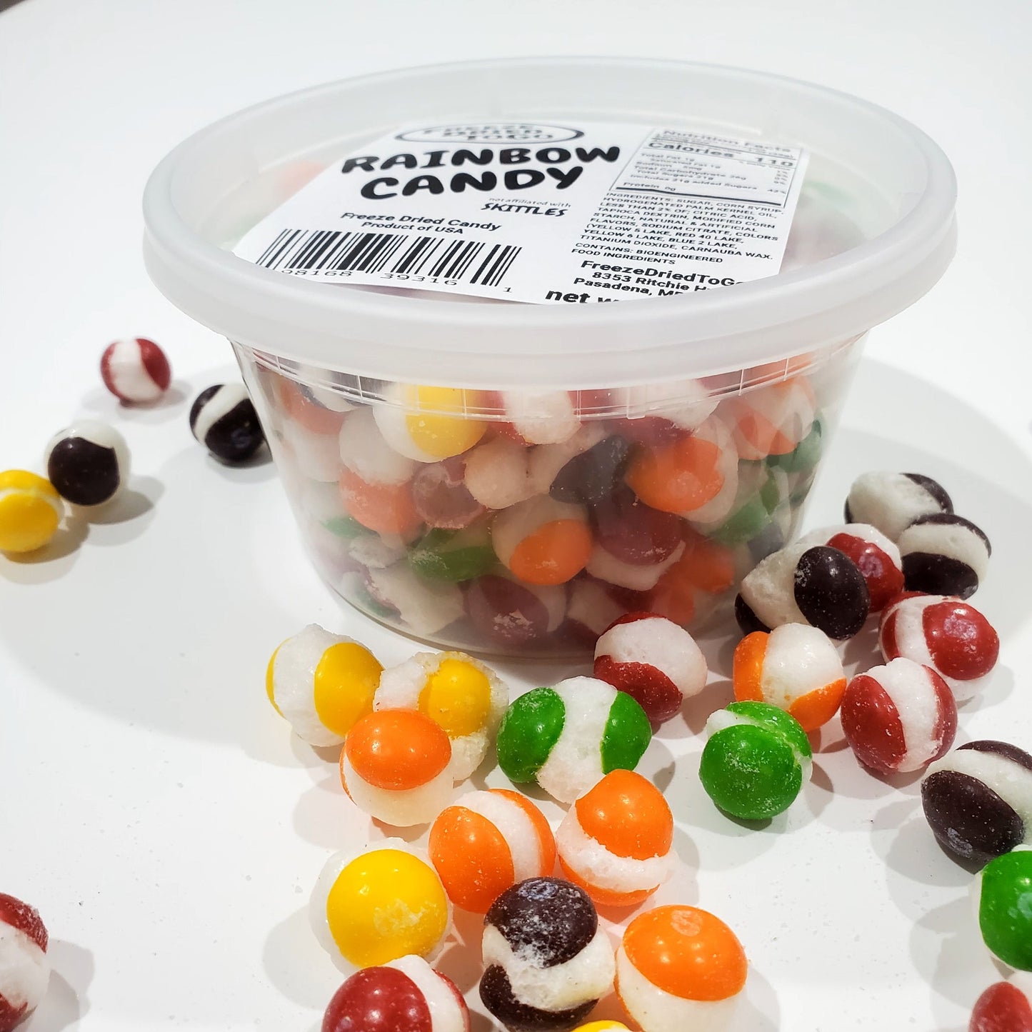 5 oz container - Freeze dried RAINBOW CANDY